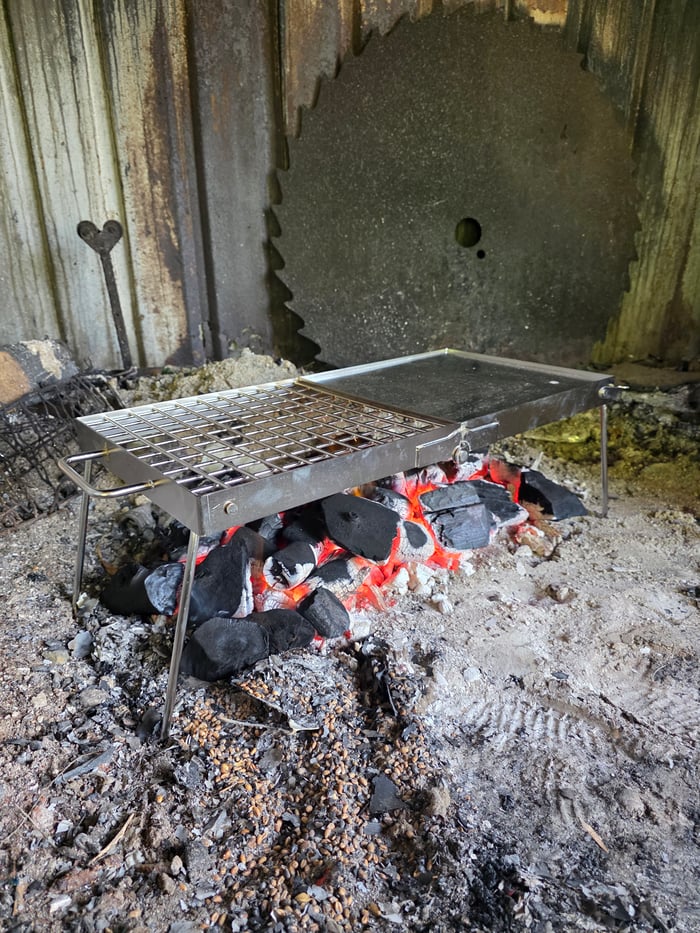 STEF THE MAORI - Ahi Fold - Stainless Steel Fold-Out BBQ