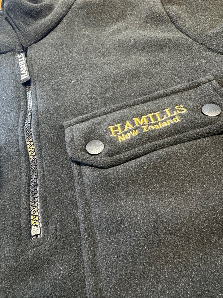 Hamills 2 Pocket Bush Shirt - Black