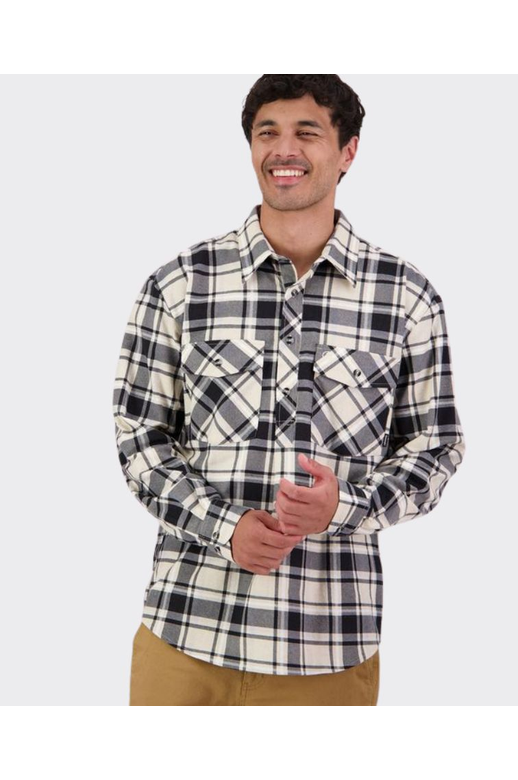 Swanndri Egmont Shirt - HALF BUTTON