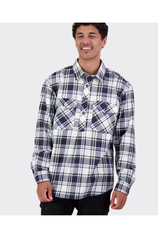 Swanndri Egmont Shirt - HALF BUTTON
