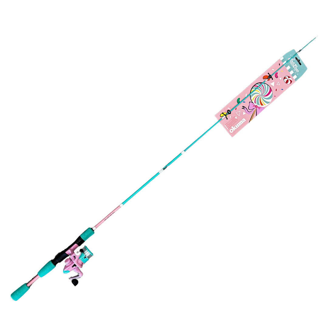 Okuma Reel Sweet 4ft 6" 2 Piece Kids Rod (with Reel & Line)