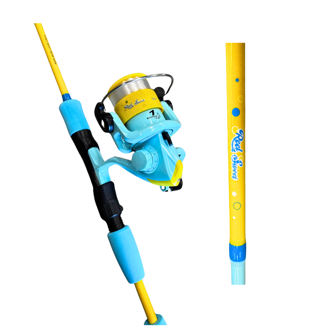 Okuma Reel Sweet 4ft 6" 2 Piece Kids Rod (with Reel & Line)