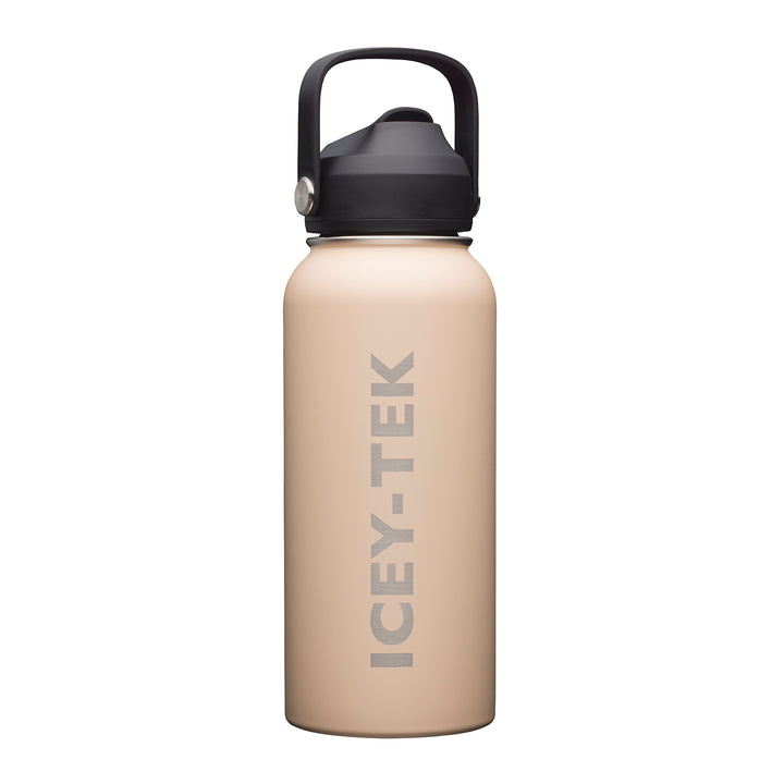 Icey-Tek Insulated Drink Bottle with Straw 950ml