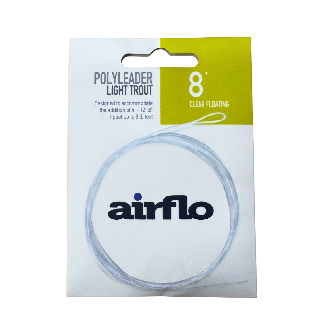 Airflo Polyleader Light Trout 8' Clear Floating