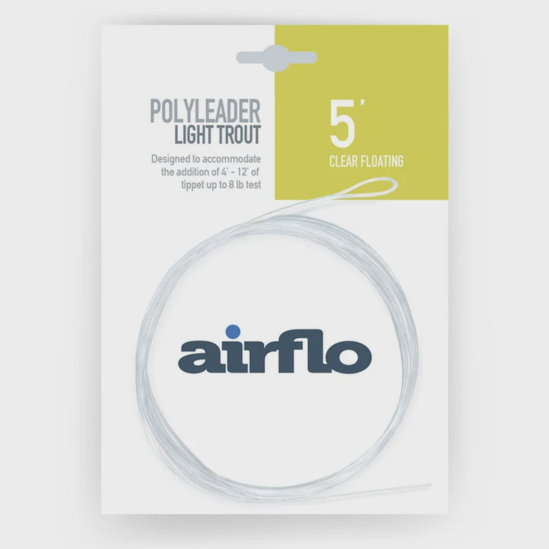 Airflo Polyleader Light Trout 5' Clear Floating