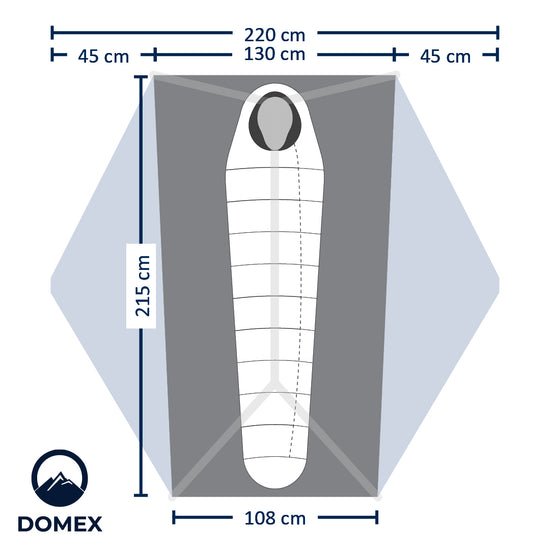 Domex Ascent 1-2 Person High Country Tent