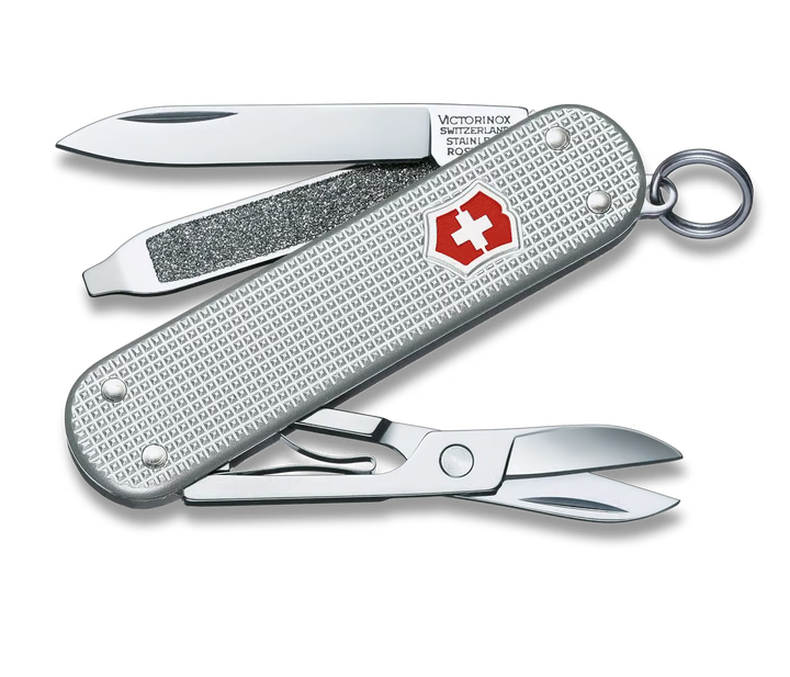 Victorinox Classic SD Compact Swiss Army Knife - Alox - Silver
