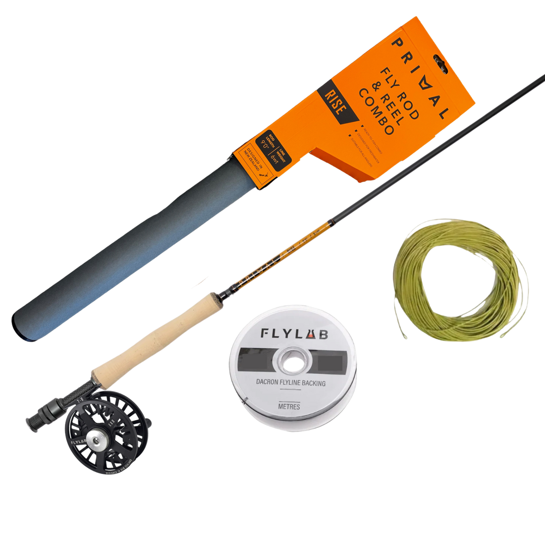 Primal Rise Rod & FlyLab Exo Reel Fly Fishing Combo