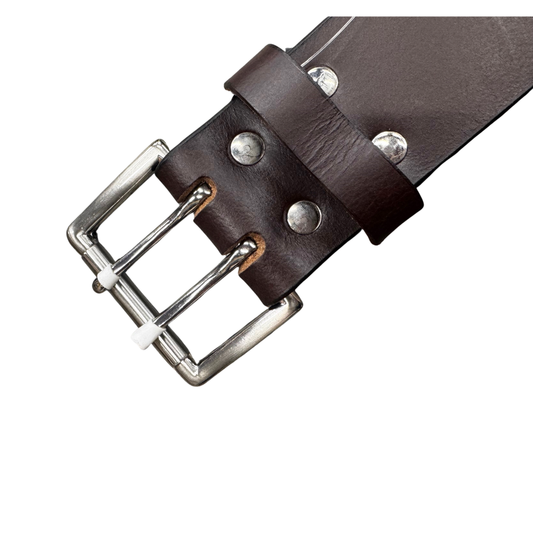 Down Under Leather Belt - Brown