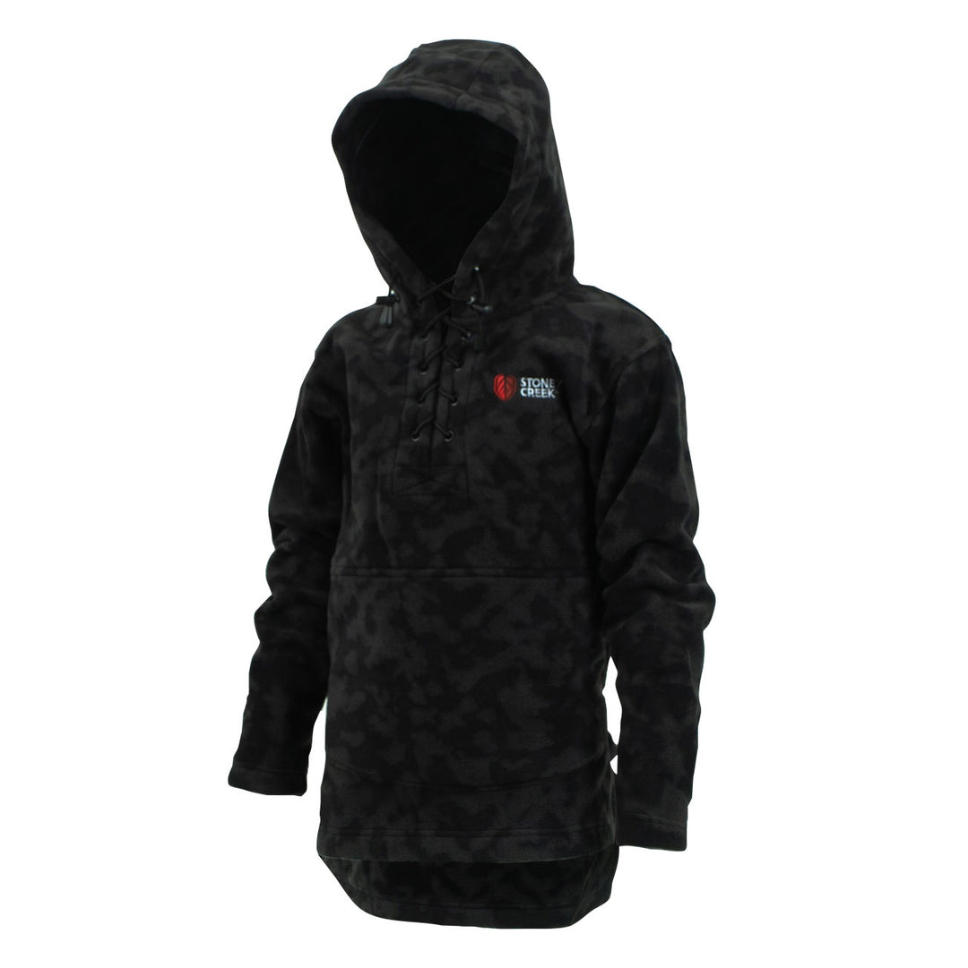 Stoney Creek Kids Fleece Lace Up Hoodie - Urban Camo