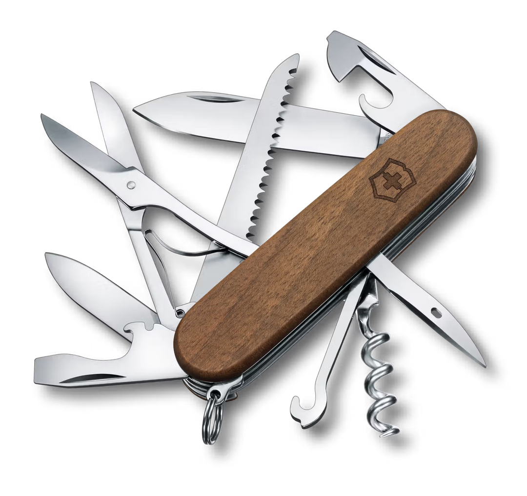 Victorinox Huntsman Swiss Army Knife - Wood