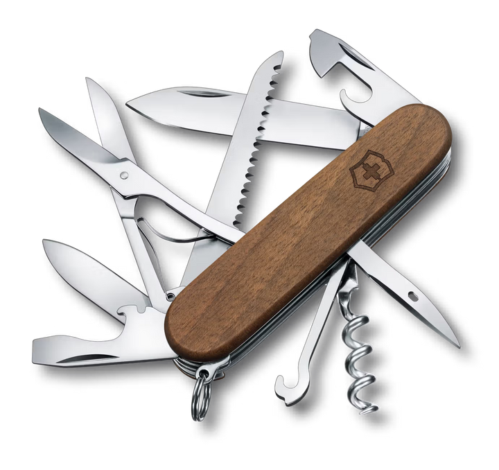 Victorinox Huntsman Swiss Army Knife - Wood