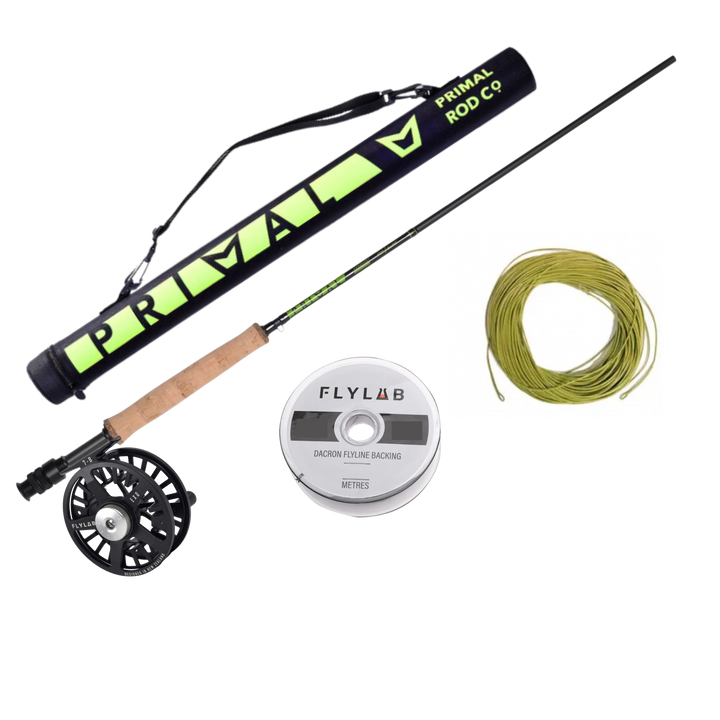 Primal Conquest Rod & FlyLab Exo Reel Fly Combo