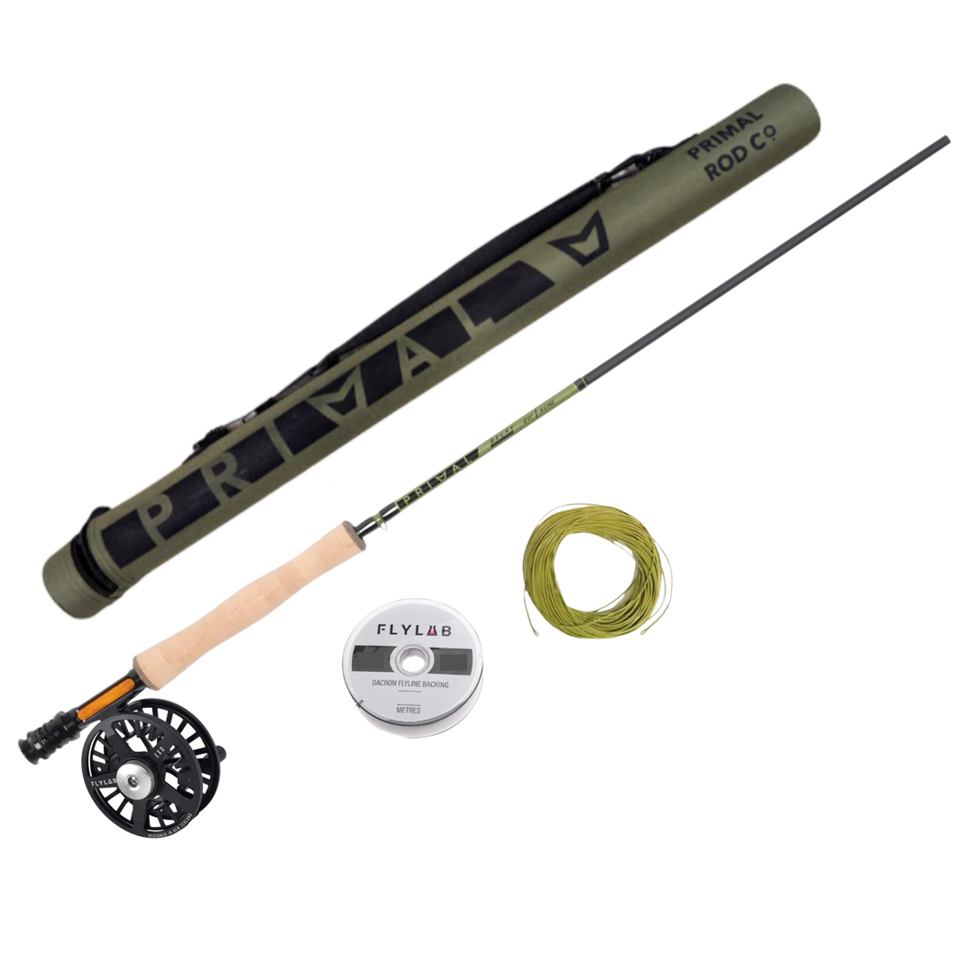Primal Relay Rod & FlyLab Exo Reel Fly Combo 9ft 6w