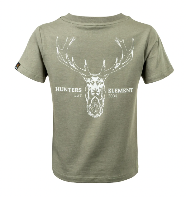 Hunters Element Alpha Stag Tee - Kids