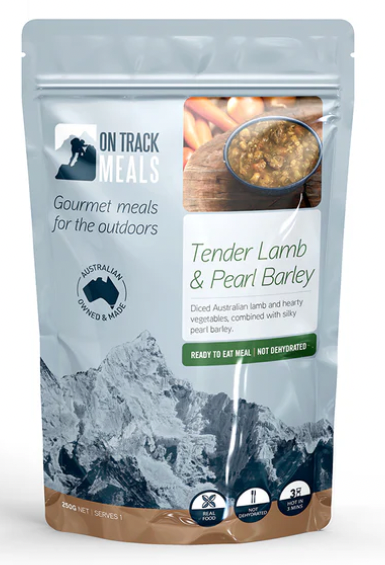 On Track Ready-to-Eat Meal - LAMB & PEARL BARLEY