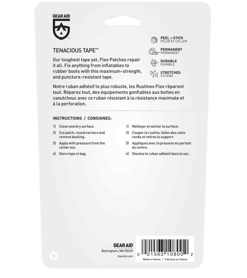 Gear Aid Tenacious Tape Flex Patches