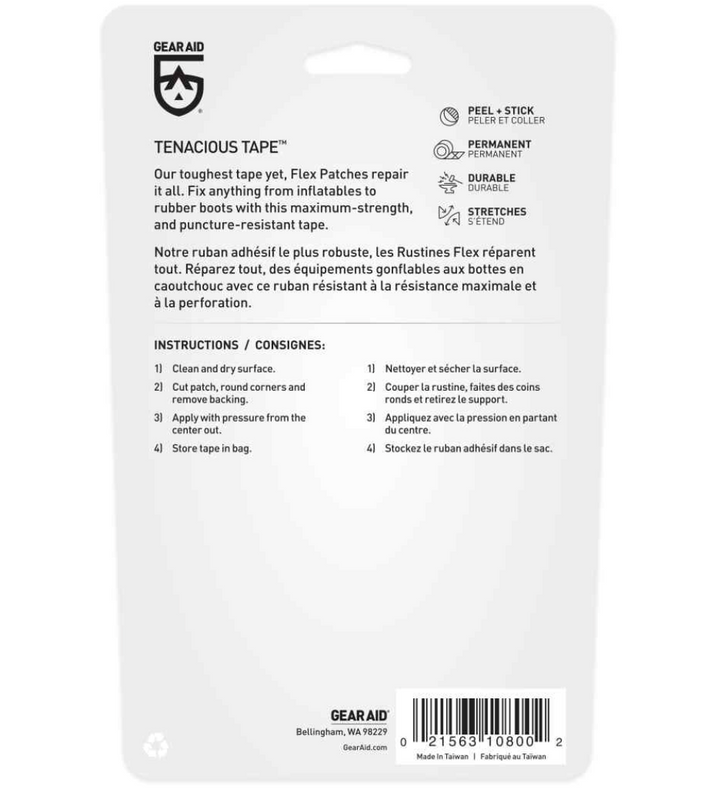 Gear Aid Tenacious Tape Flex Patches