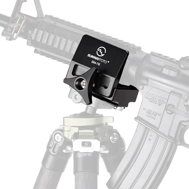 Sunwayfoto Rifle Saddle Mount Adapter for Arca