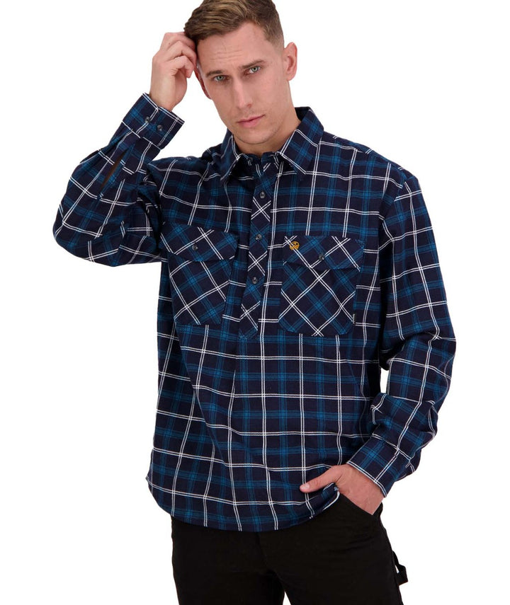 Swanndri Egmont Shirt - HALF BUTTON