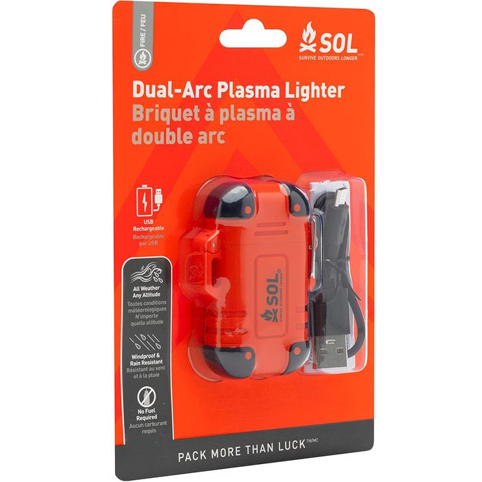 SOL Plasma Dual Arc Fuel-Free Lighter