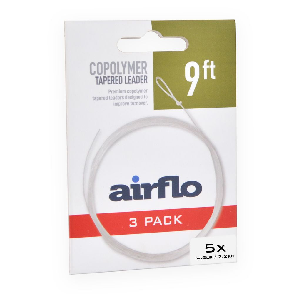 Airflo Tactical Tapered Leader 9ft - 3Pack