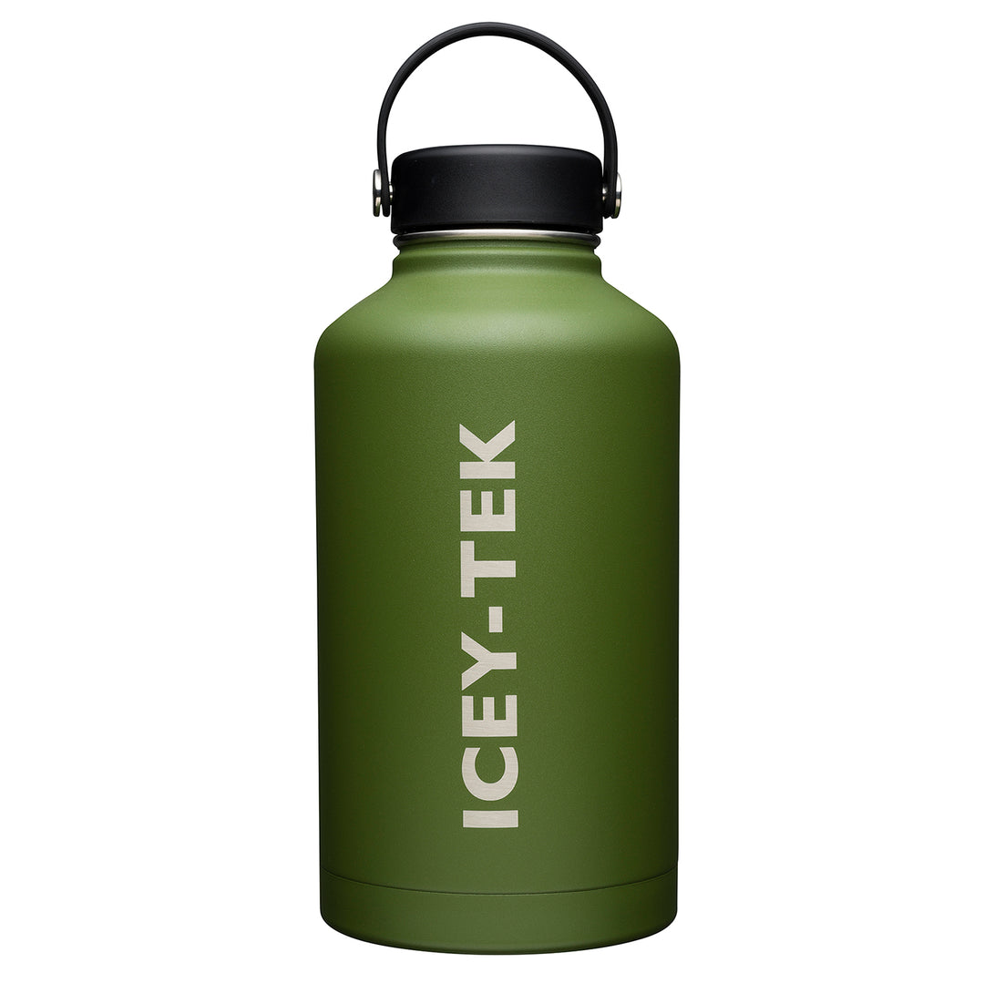 Icey-Tek Insulated Drink Bottle with Chug Lid 1.9L