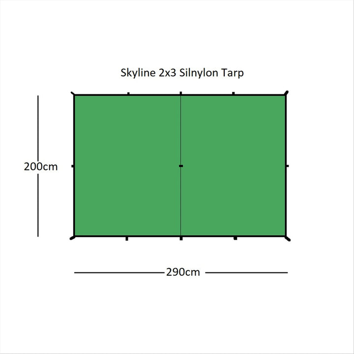 Orson Ultralight Tarp Skyline 2m x 3m