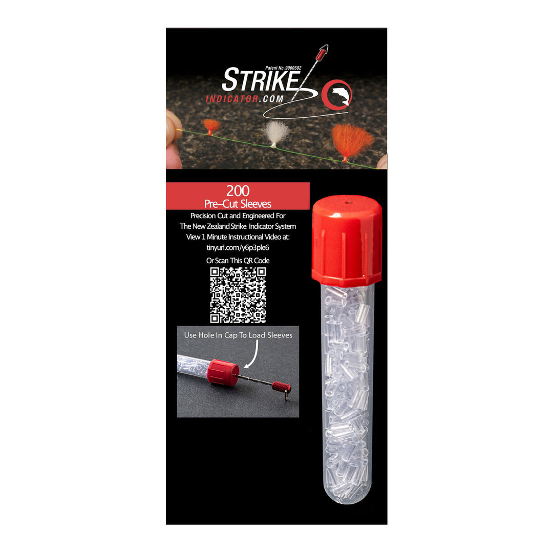 NZ Strike Indicator Pre-Cut Sleeves and Vial - Regular