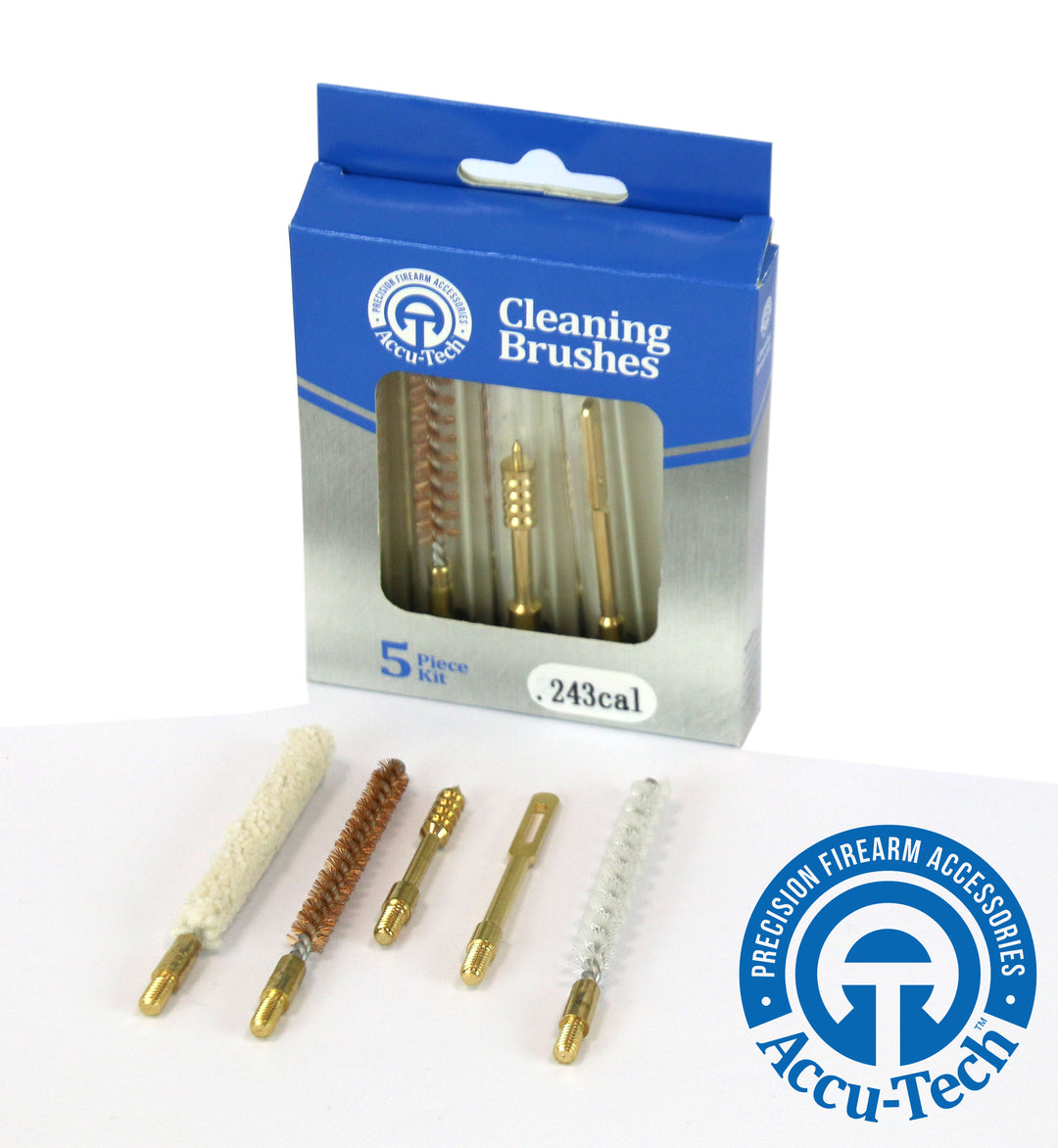 Accu-tech Cleaning Brush Kit 5 Piece: Select Caliber