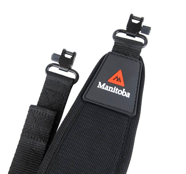 Manitoba Deluxe Rifle Sling Wide: Black