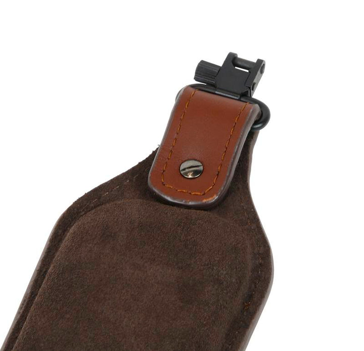 Manitoba Quik-Lock Leather Sling: Wide - Brown
