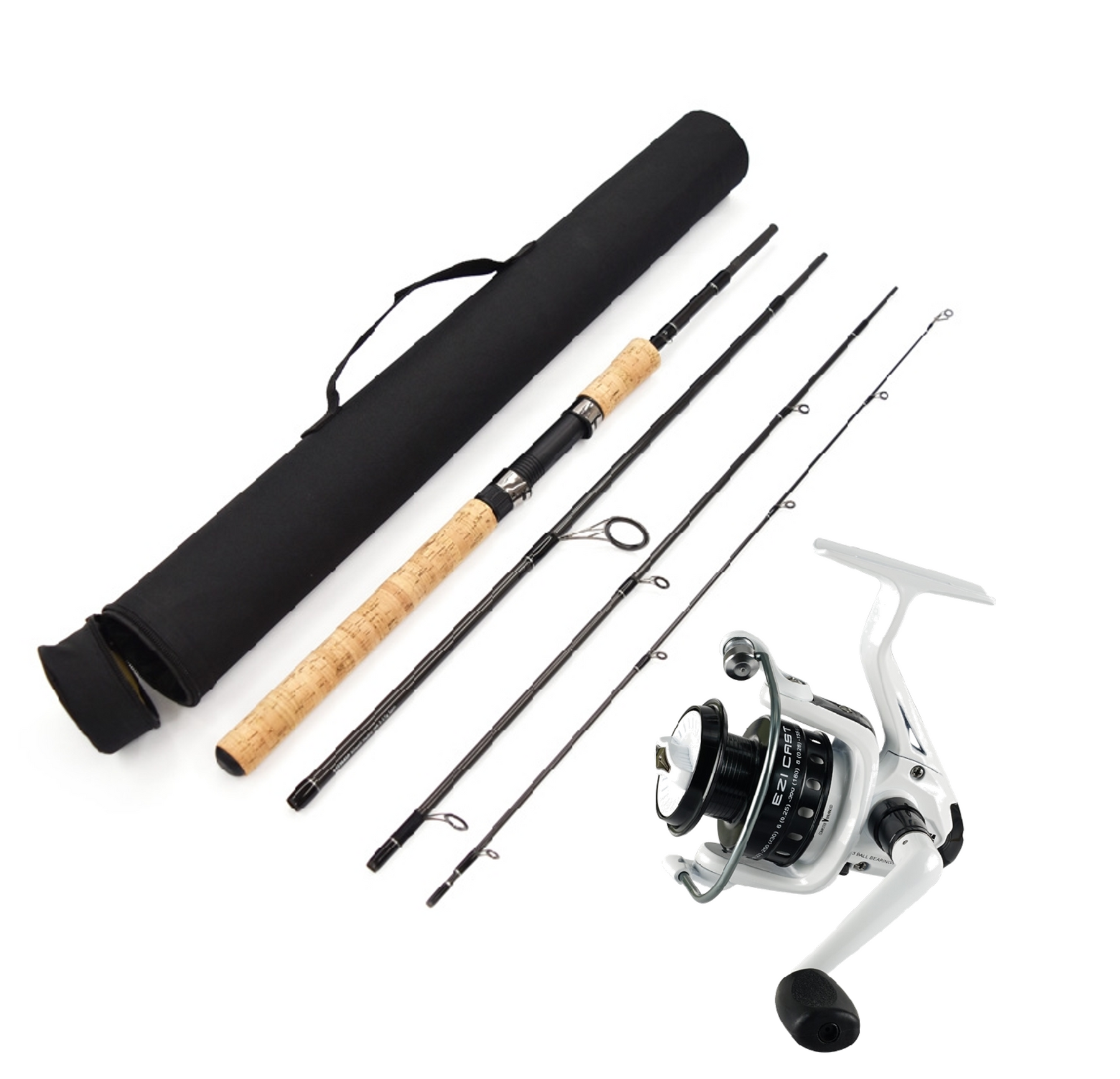 Kilwell Hydro 4pc Spin Rod + Tube and Zatara Reel Hamills Taupo