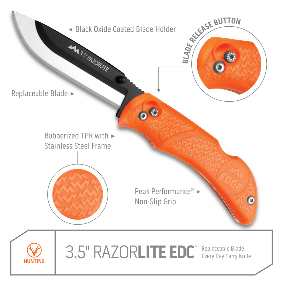 Outdoor Edge Razor Blaze Orange
