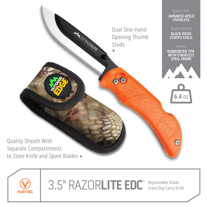 Outdoor Edge Razor Blaze Orange