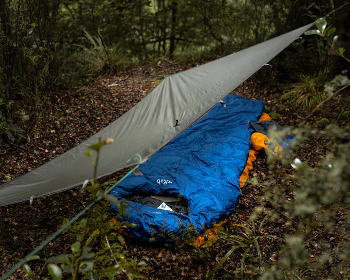 Rab Alpine 400 Sleeping Bag - Down - Blue