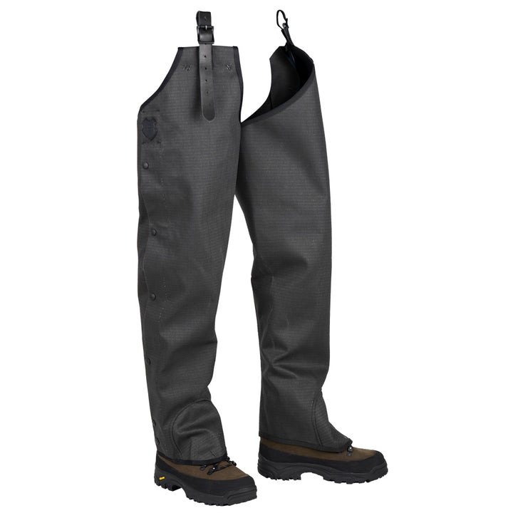 Stoney Creek Black Shield Canvas Chaps