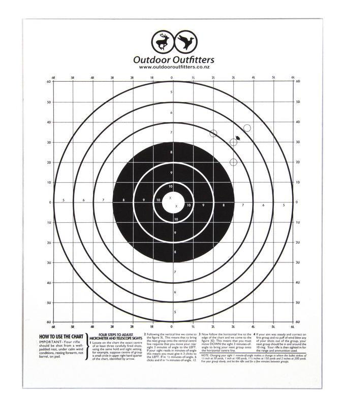 Paper Targets A4 Medium 10 Pack – Hamills Taupo