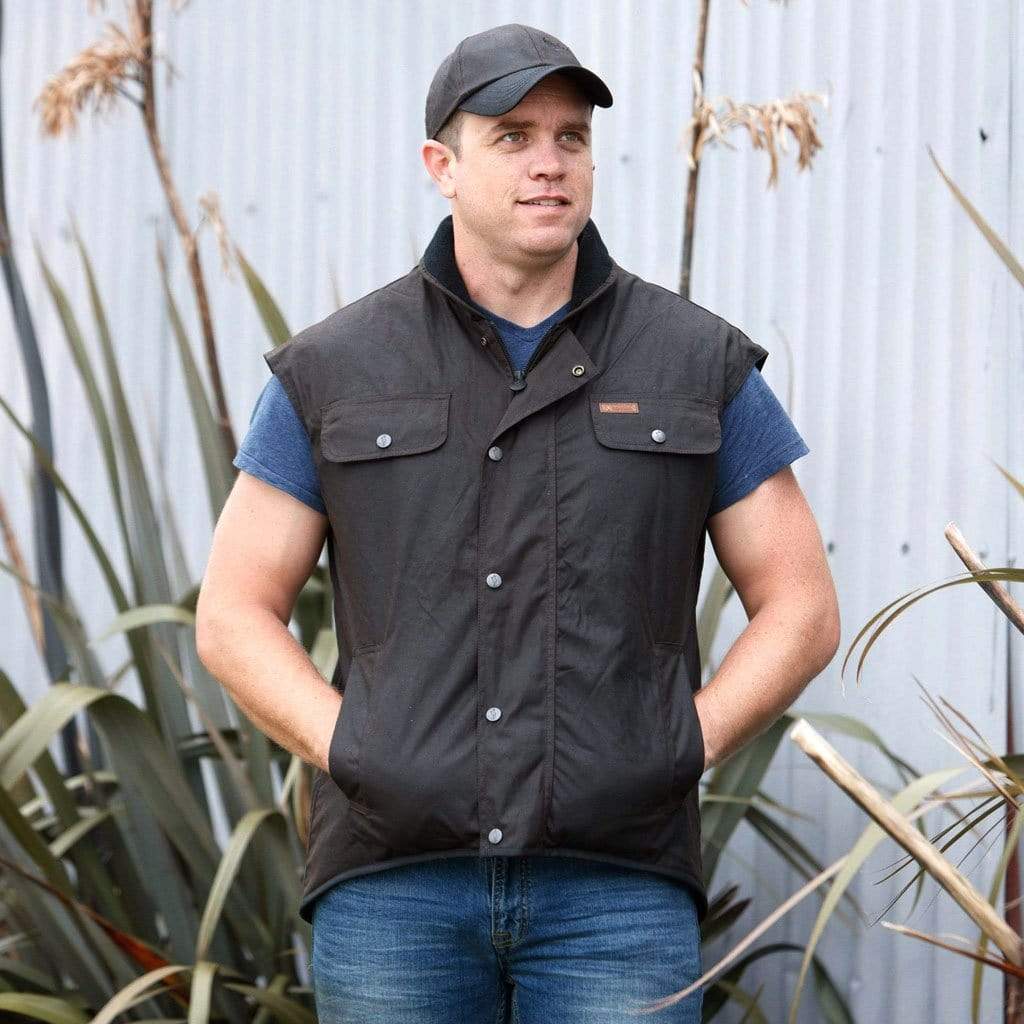 Outback Oilskin Sleeveless Vest
